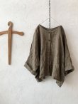 画像6: MARCHE' DE SOEUR／グレンチェックリネンショートジャケット・ヴィンテージカーキ (6)
