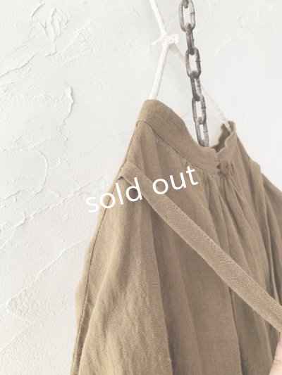 画像11: MARCHE' DE SOEUR／バッククロスギャザーワンピース・ブラウンカーキ