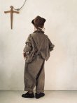 画像14: MARCHE' DE SOEUR／グレンチェックリネンサスペンダーパンツ・ヴィンテージカーキ (14)