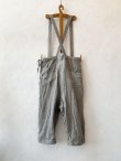 画像10: MARCHE' DE SOEUR／ふっくら織シャンブレーリネンサスペンダーパンツ・杢グレー (10)