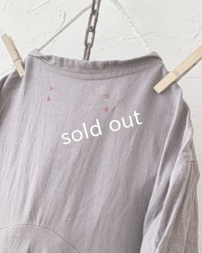 画像9: HALLELUJAH/Robe de femme de chambre 小間使いローブ衿付・Gray