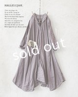 HALLELUJAH／Robe de femme de chambre 小間使いローブ衿付・Gray