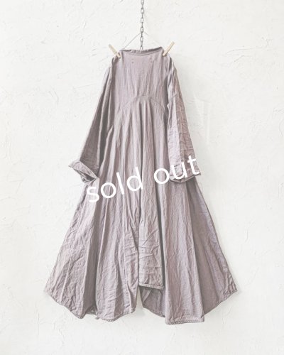 画像7: HALLELUJAH/Robe de femme de chambre 小間使いローブ衿付・Gray