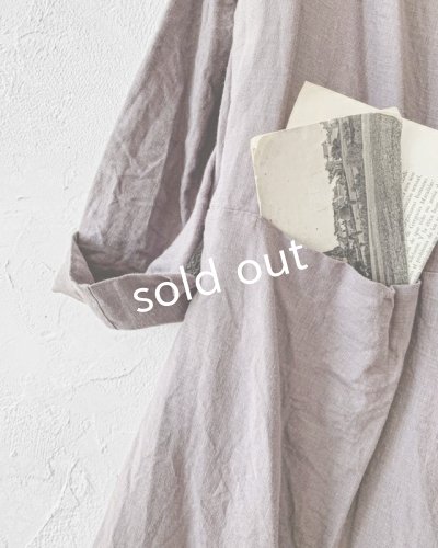 画像3: HALLELUJAH/Robe de femme de chambre 小間使いローブ衿付・Gray