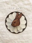 画像7: ecru-ke／ウッドバーニングブローチ