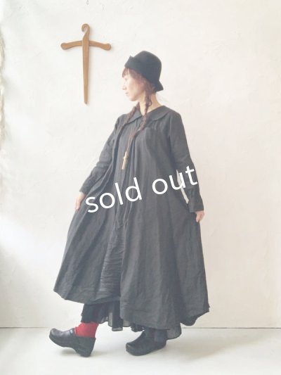 画像15: HALLELUJAH/Robe  a col claudine(1900)クロディーヌの襟のドレス・Black