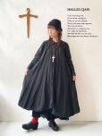 画像1: HALLELUJAH／Robe  a col claudine(1900)クロディーヌの襟のドレス・Black (1)