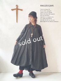 HALLELUJAH／Robe  a col claudine(1900)クロディーヌの襟のドレス・Black