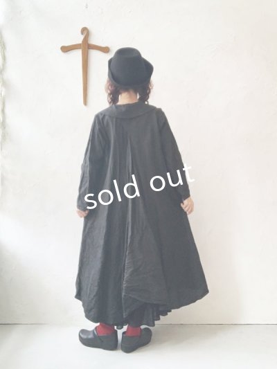 画像16: HALLELUJAH/Robe  a col claudine(1900)クロディーヌの襟のドレス・Black