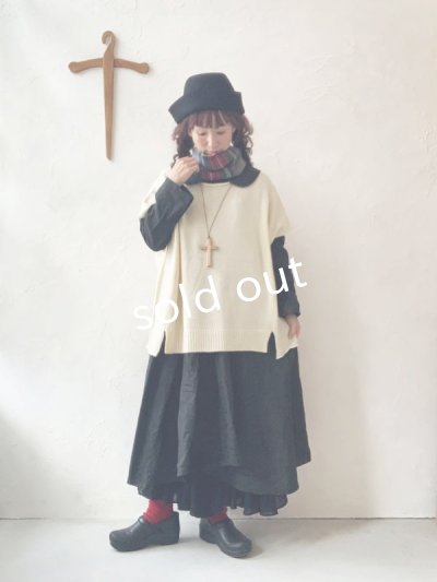 画像17: HALLELUJAH/Robe  a col claudine(1900)クロディーヌの襟のドレス・Black