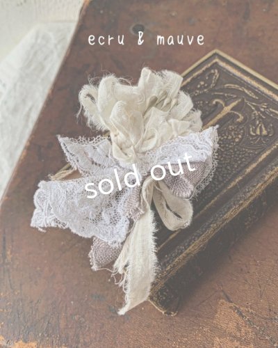 画像3: toromeco／裂き編みフラワーのポニーフック