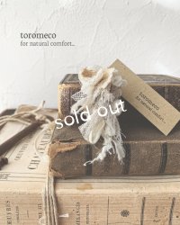 toromeco／片耳飾りglycineピアス・ecru