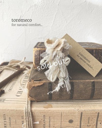 画像1: toromeco／片耳飾りglycineピアス・ecru
