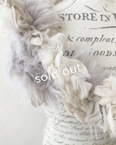 画像5: toromeco／裂き編みfurry首飾り・greige