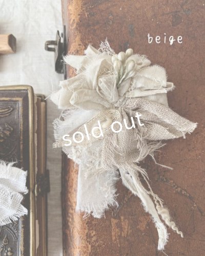 画像5: toromeco/裂き編みコサージュichirin