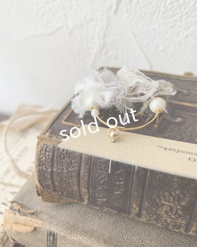 画像4: toromeco／plisseコットンパール耳飾り