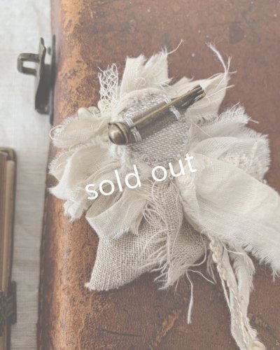 画像6: toromeco/裂き編みコサージュichirin