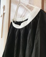 画像3: MARCHE' DE SOEUR／チャーチカフスブラウス・黒×エクリュ (3)