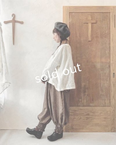 画像13: MARCHE' DE SOEUR／チャーチカフスブラウス・エクリュ×黒