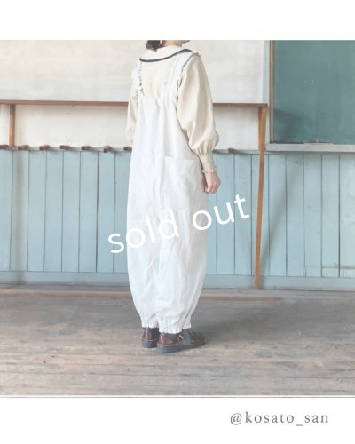 画像4: kosatofuku/フリルショルダーサロペットパンツ