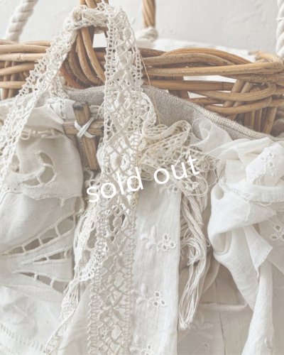 画像4: pollenbienco/アンティークレースと十字架のショルダーバスケット