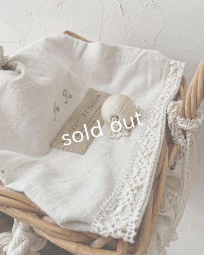 画像10: pollenbienco/アンティークレースと十字架のショルダーバスケット