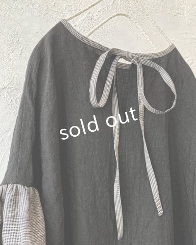 画像7: MARCHE' DE SOEUR／ブルターニュのワンピース・グレンチェック