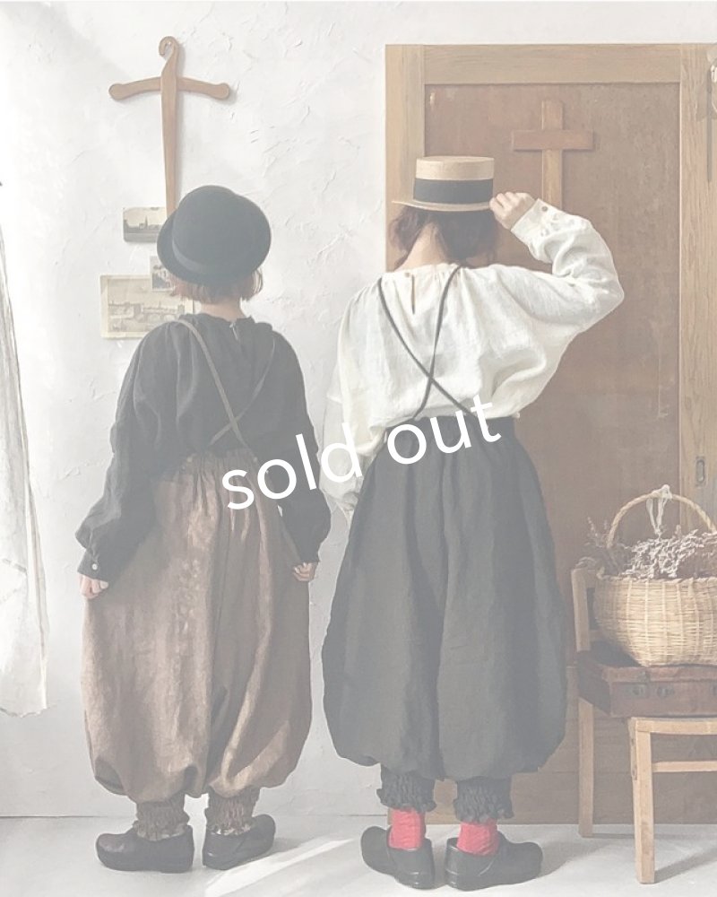 画像13: MARCHE' DE SOEUR／ピエロパンツ・黒 (13)