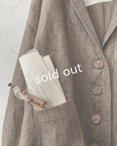 画像4: MARCHE' DE SOEUR／ハックルベリージャケット・チョコブラウニー