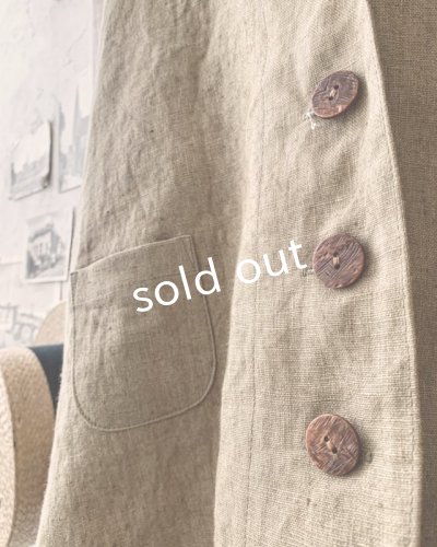 画像6: MARCHE' DE SOEUR／ハックルベリージャケット・ヘーゼルナッツ