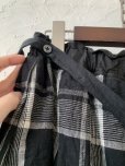 画像3: MARCHE' DE SOEUR／種蒔きポケットのスカート・黒チェック (3)