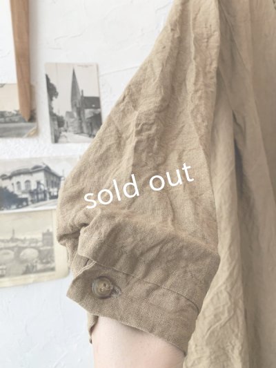 画像4: MARCHE' DE SOEUR／フリル襟のワンピース・ブラウンカーキ