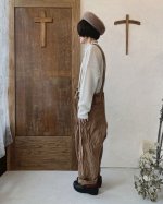 画像8: MARCHE' DE SOEUR／サスペンダーパンツ・ブラウンカーキ (8)