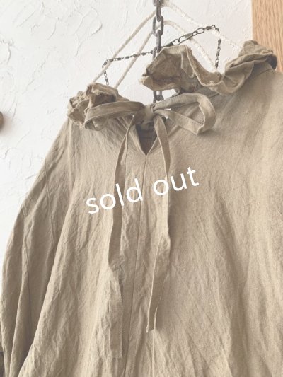 画像9: MARCHE' DE SOEUR／フリル襟のワンピース・ブラウンカーキ