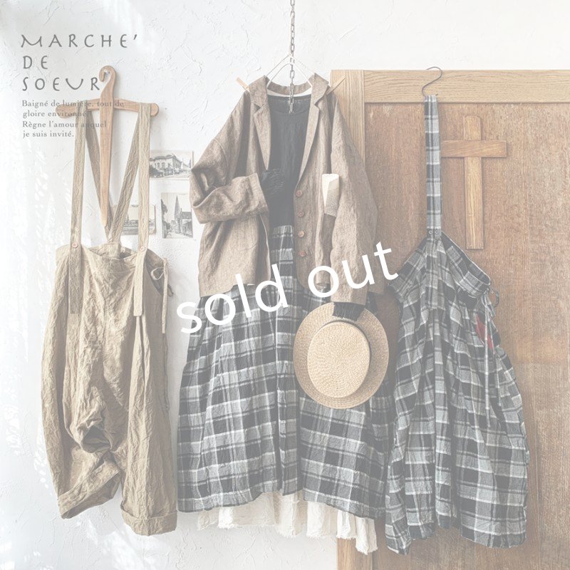 画像11: MARCHE' DE SOEUR／ハックルベリージャケット・黒 (11)