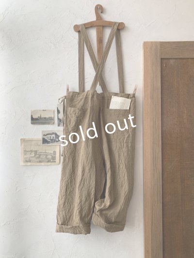 画像6: MARCHE' DE SOEUR／サスペンダーパンツ・ブラウンカーキ