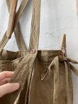 画像3: MARCHE' DE SOEUR／サスペンダーパンツ・ブラウンカーキ (3)