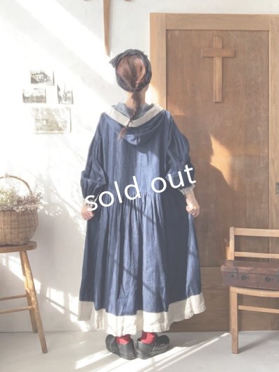 画像5: 【次回3月下旬入荷予定】Avenue/フード付きギャザーワンピース