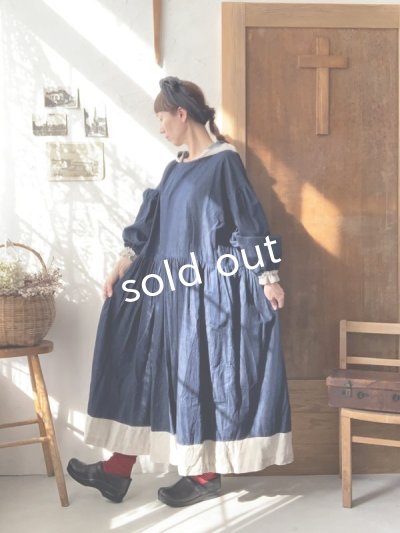 画像4: 【次回3月下旬入荷予定】Avenue/フード付きギャザーワンピース