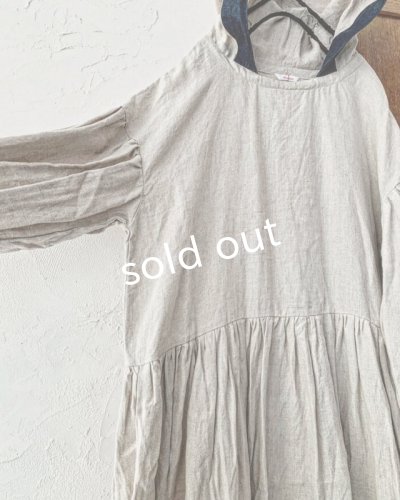 画像10: 【次回3月下旬入荷予定】Avenue/フード付きギャザーワンピース