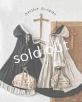 【次回3月下旬入荷予定】Avenue／フード付きギャザーワンピース