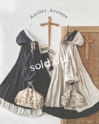 【次回3月下旬入荷予定】Avenue／フード付きギャザーワンピース