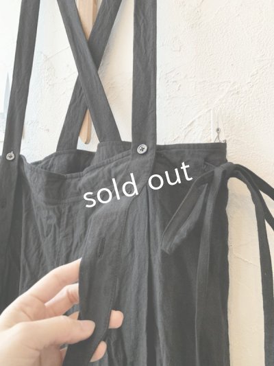 画像3: MARCHE' DE SOEUR／サスペンダーパンツ・黒