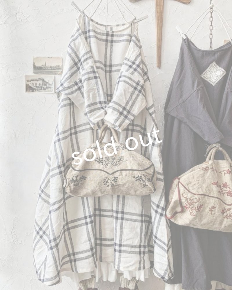 画像7: MARCHE' DE SOEUR／フレンチワンピース・フレンチチェック (7)