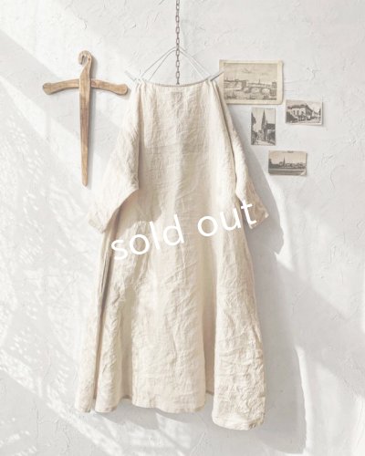 画像7: MARCHE' DE SOEUR／レース付きフレンチワンピース・アンティークミルク