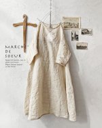 画像1: MARCHE' DE SOEUR／レース付きフレンチワンピース・アンティークミルク (1)