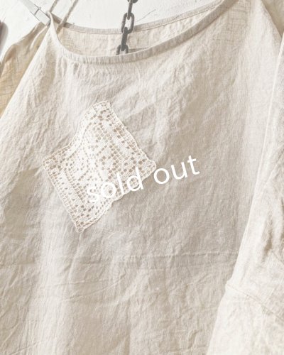 画像4: MARCHE' DE SOEUR／レース付きフレンチワンピース・アンティークミルク