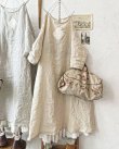 画像9: MARCHE' DE SOEUR／レース付きフレンチワンピース・アンティークミルク (9)