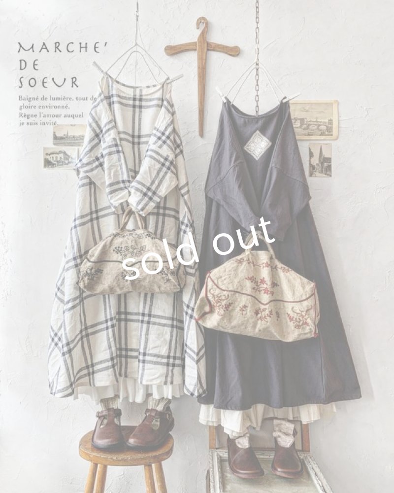 画像5: MARCHE' DE SOEUR／フレンチワンピース・フレンチチェック (5)