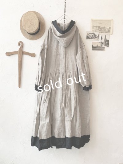 画像3: Avenue／フード付きギャザーワンピース